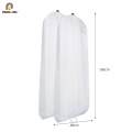 High quality Non-woven  white suit wedding dress dustproof cover garment bag